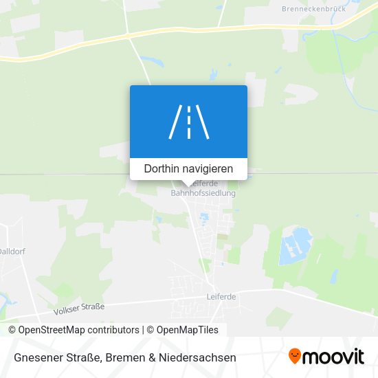 Gnesener Straße Karte