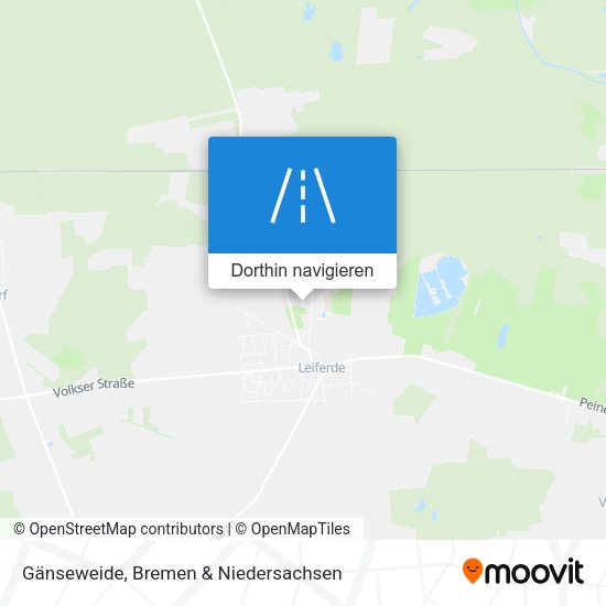 Gänseweide Karte