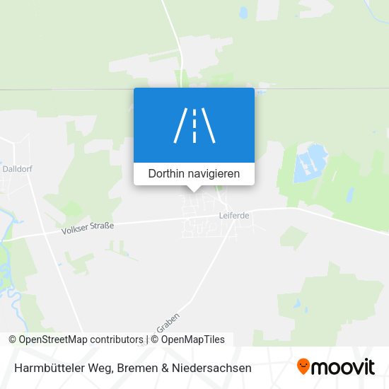 Harmbütteler Weg Karte