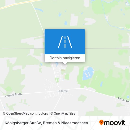 Königsberger Straße Karte