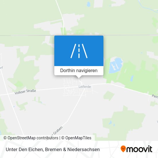 Unter Den Eichen Karte