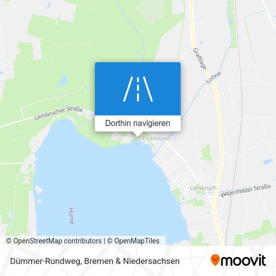 Dümmer-Rundweg Karte