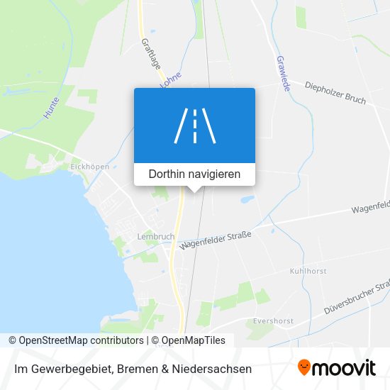 Im Gewerbegebiet Karte