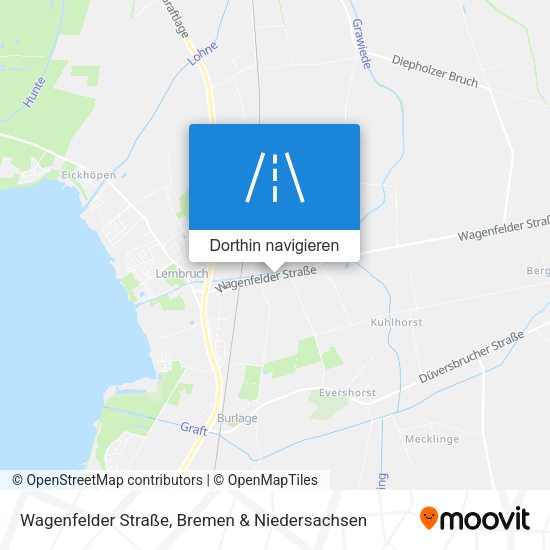 Wagenfelder Straße Karte