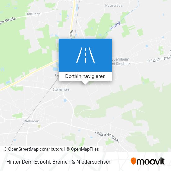 Hinter Dem Espohl Karte