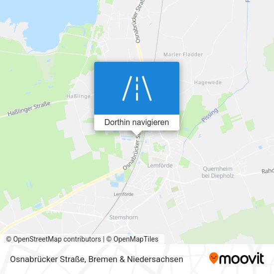 Osnabrücker Straße Karte