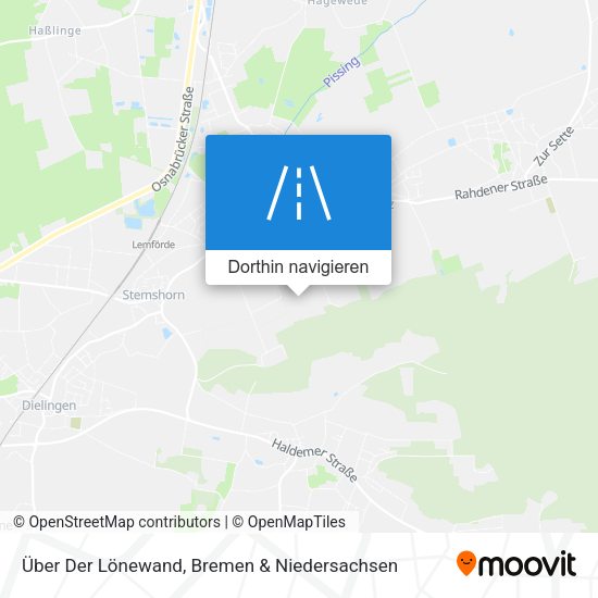 Über Der Lönewand Karte