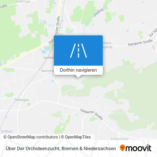 Über Der Orchideenzucht Karte