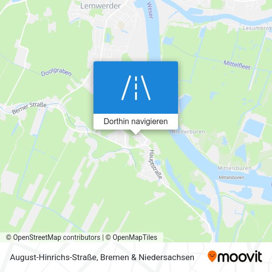 August-Hinrichs-Straße Karte