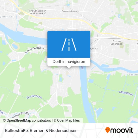 Bolkostraße Karte
