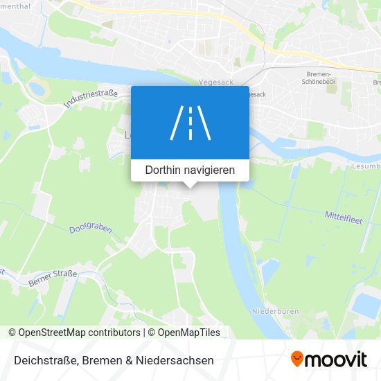 Deichstraße Karte