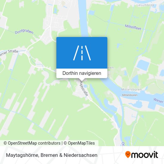 Maytagshörne Karte