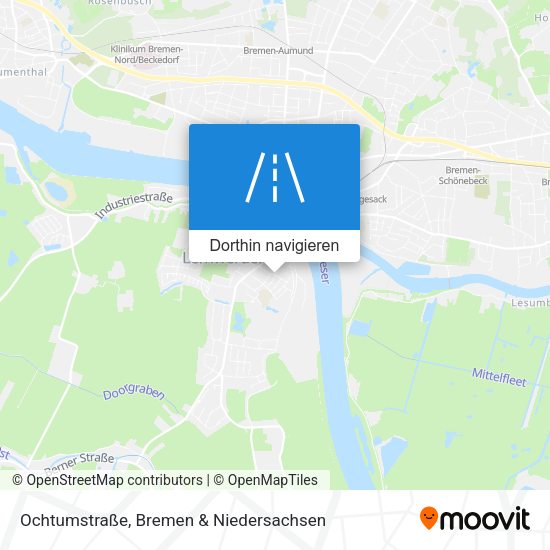 Ochtumstraße Karte
