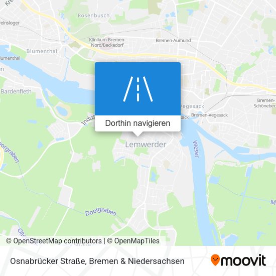 Osnabrücker Straße Karte