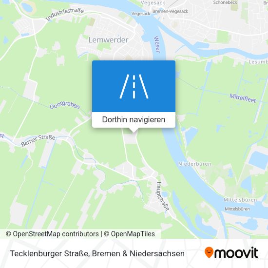 Tecklenburger Straße Karte