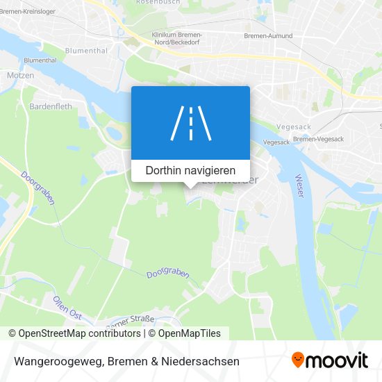 Wangeroogeweg Karte