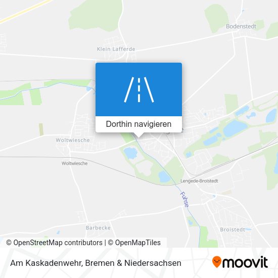 Am Kaskadenwehr Karte