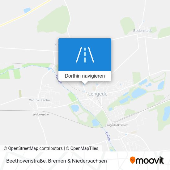 Beethovenstraße Karte
