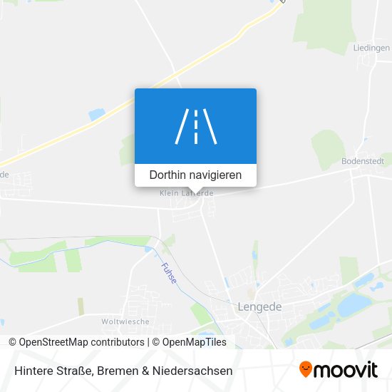 Hintere Straße Karte