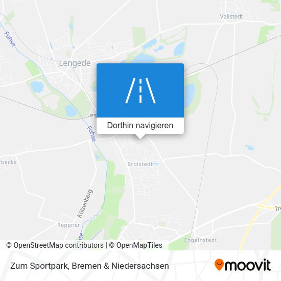 Zum Sportpark Karte