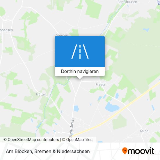 Am Blöcken Karte