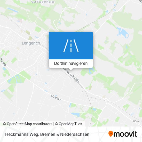 Heckmanns Weg Karte