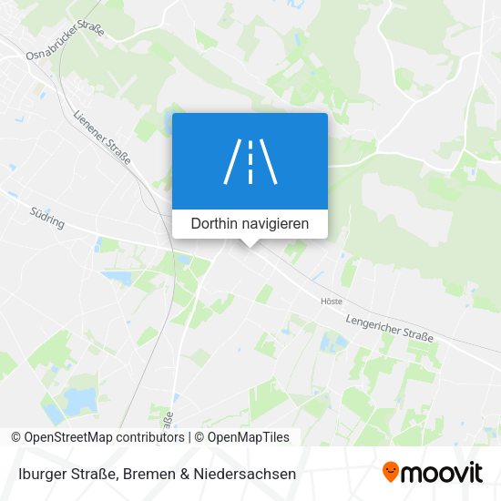 Iburger Straße Karte