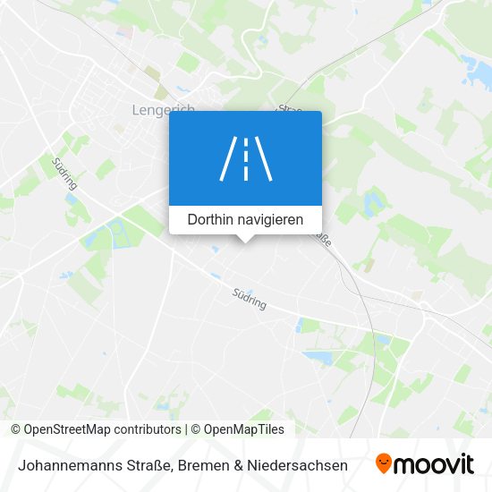 Johannemanns Straße Karte