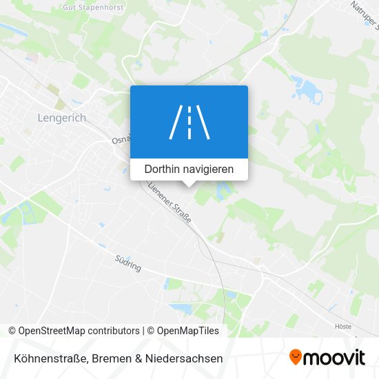 Köhnenstraße Karte