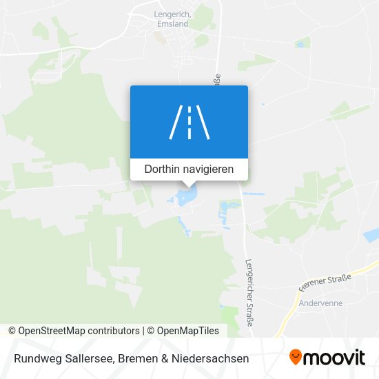 Rundweg Sallersee Karte