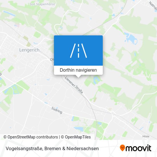 Vogelsangstraße Karte