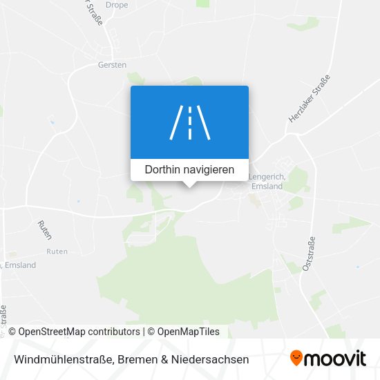 Windmühlenstraße Karte