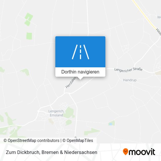 Zum Dickbruch Karte