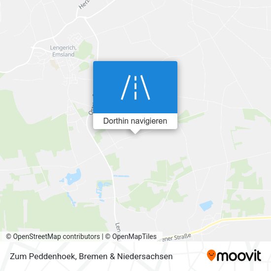 Zum Peddenhoek Karte
