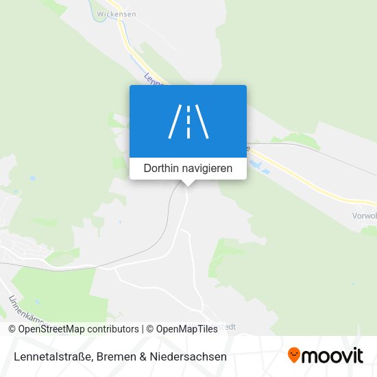 Lennetalstraße Karte