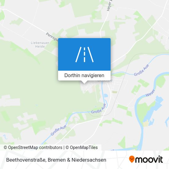 Beethovenstraße Karte