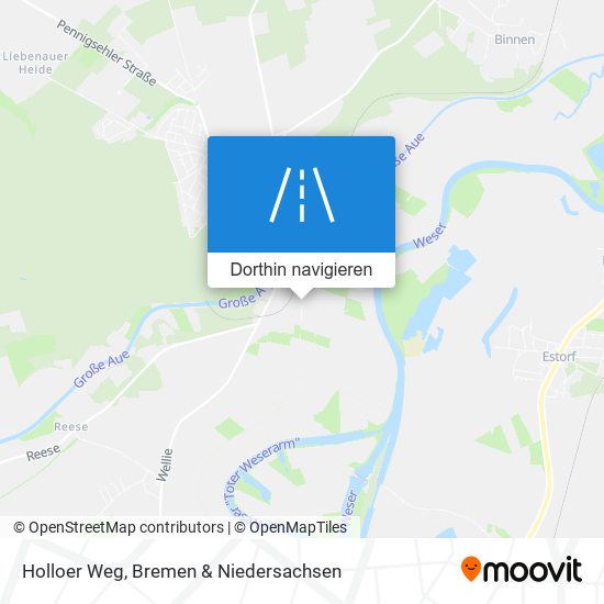 Holloer Weg Karte