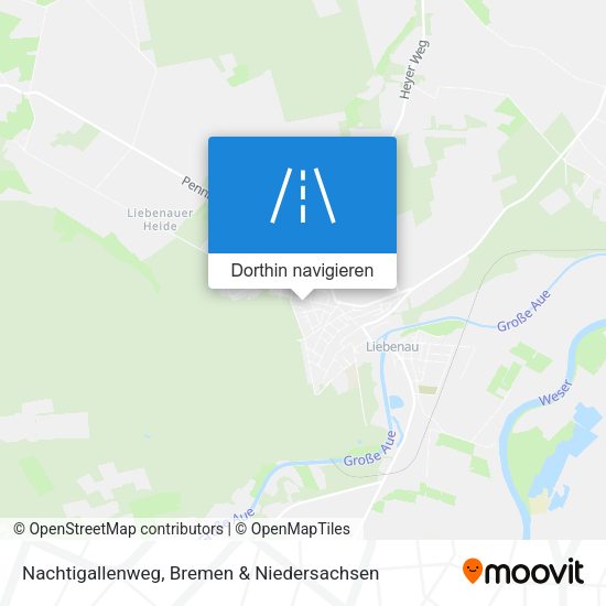 Nachtigallenweg Karte