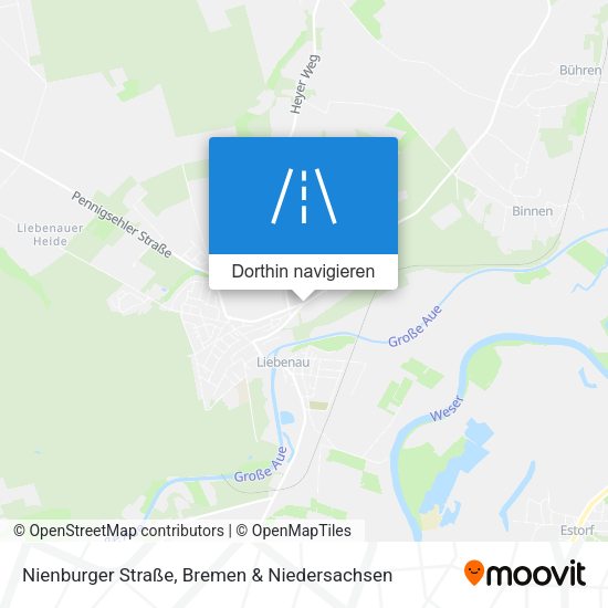Nienburger Straße Karte