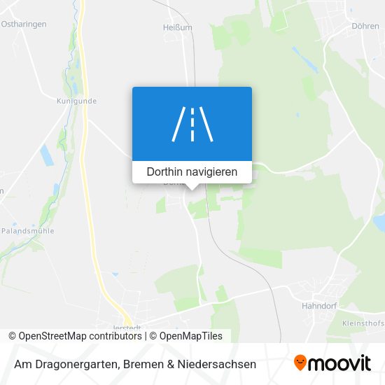Am Dragonergarten Karte