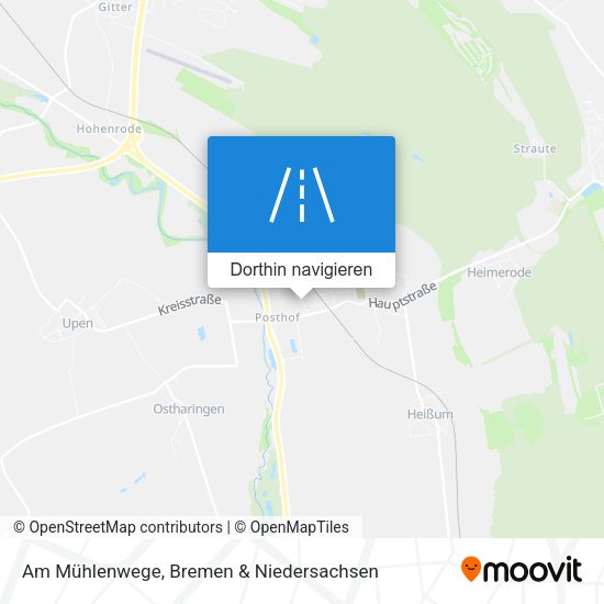 Am Mühlenwege Karte
