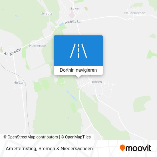 Am Sternstieg Karte