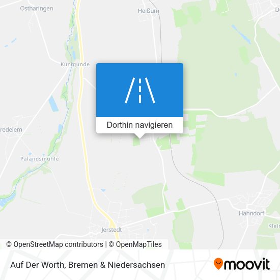 Auf Der Worth Karte