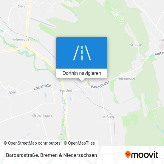 Barbarastraße Karte