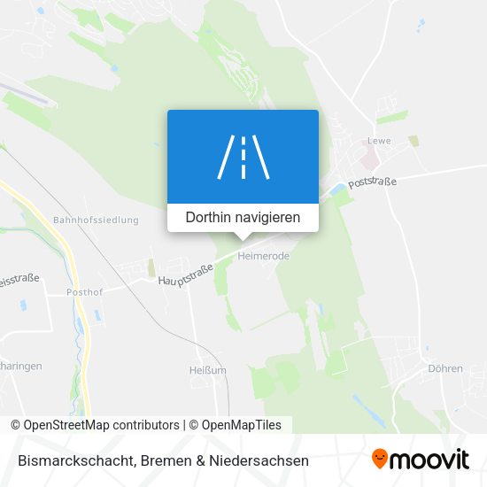 Bismarckschacht Karte