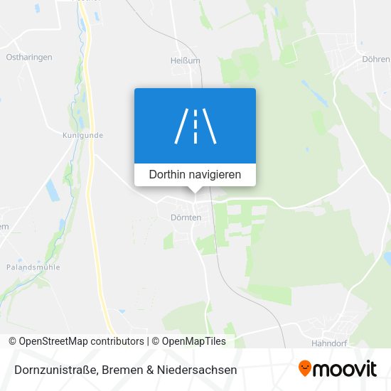 Dornzunistraße Karte