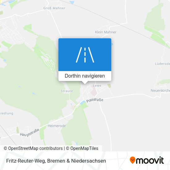 Fritz-Reuter-Weg Karte