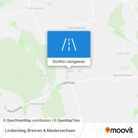 Lindenweg Karte