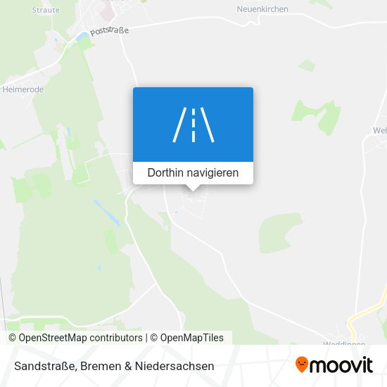 Sandstraße Karte
