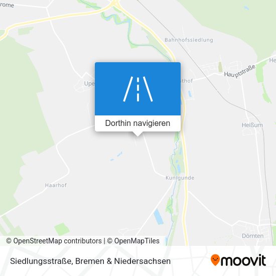Siedlungsstraße Karte